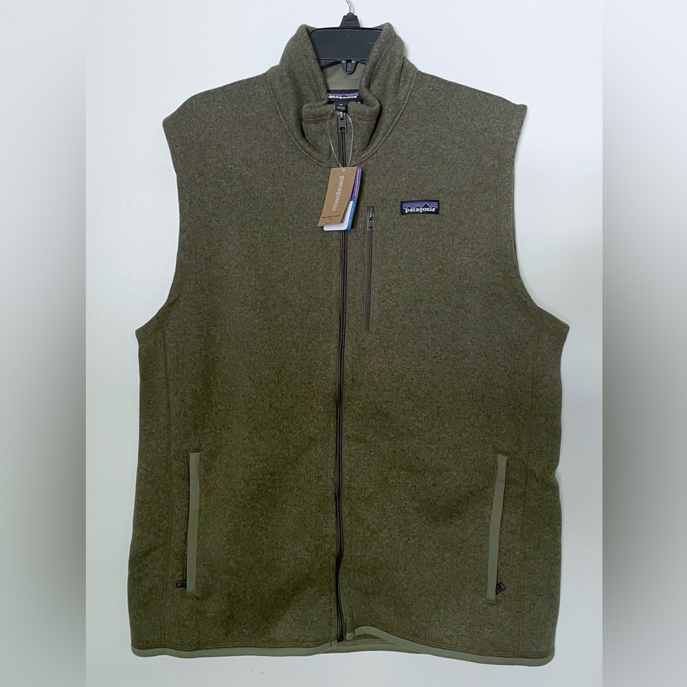 Patagonia NWT Men’s Better Sweater Vest XL in Sage Khaki